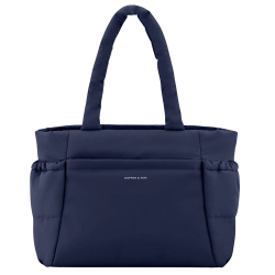 Kapten & Son Shopper / Schoudertas Vegan Hellvi Cloud Medium blauw