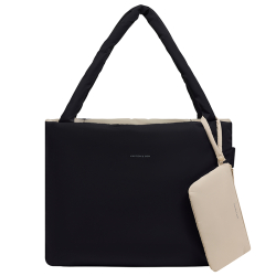 Kapten & Son Shopper / Schoudertas Norva 2in1 Shopper zwart