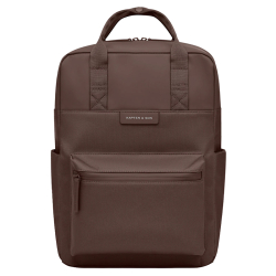 Kapten & Son Laptoprugzak / Rugtas / Schooltas 15 Inch Vegan Bergen Pro bruin