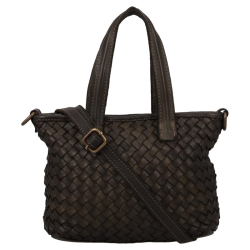 Hernan Handtas / Crossbodytas Dames Leer Braided groen