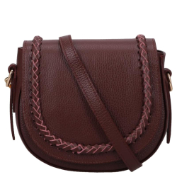 Hernan Crossbodytas / Schoudertas Dames Leer Grain rood
