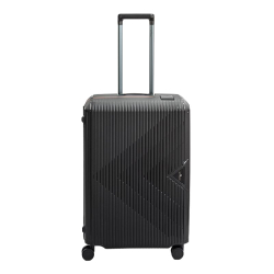 North Pioneer Harde Koffer / Trolley / Reiskoffer 66 cm (Medium) AMC zwart
