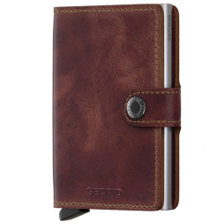 Secrid miniwallet vintage bruin