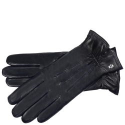 Roeckl Handschoenen Dames Leer Maat 8.5  Klassiker blauw