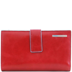 Piquadro blue square rood