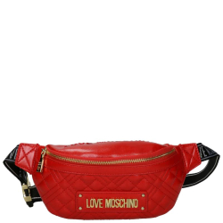 Love Moschino new shiny quilted rood