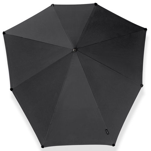 Senz Large Stick Storm Umbrella zwart