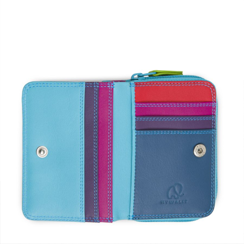 MyWalit Small Zip Wallet blauw