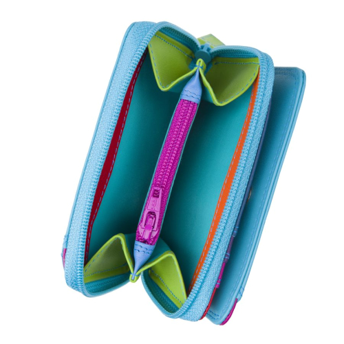 MyWalit Small Zip Wallet blauw