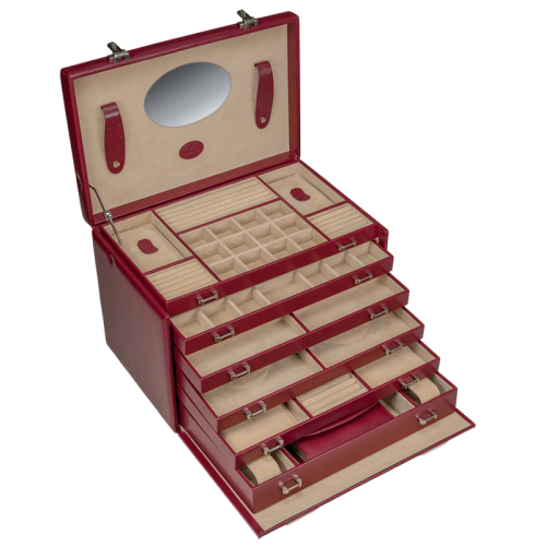 Windrose Merino rood