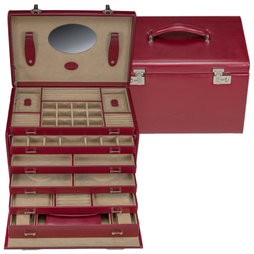 Windrose Merino rood