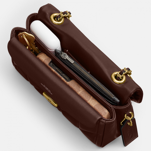 Coach Quilted Tabby 20 bruin