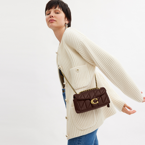 Coach Quilted Tabby 20 bruin