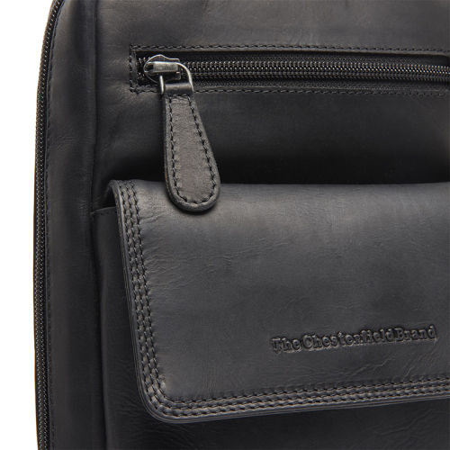 The Chesterfield Brand Waxed Pull Up zwart