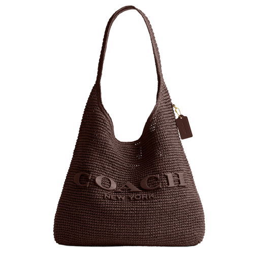 Coach Brooklyn Straw 39 bruin