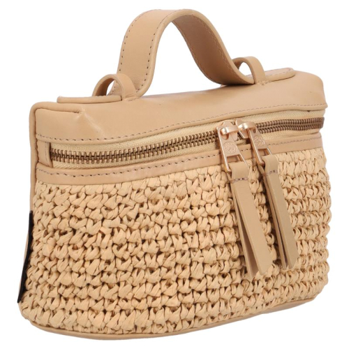 Fred De La Bretoniere Lori Raffia beige