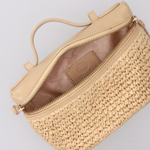 Fred De La Bretoniere Lori Raffia beige