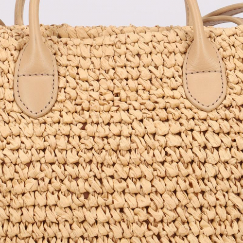 Fred De La Bretoniere Vicky Raffia beige