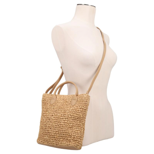 Fred De La Bretoniere Vicky Raffia beige