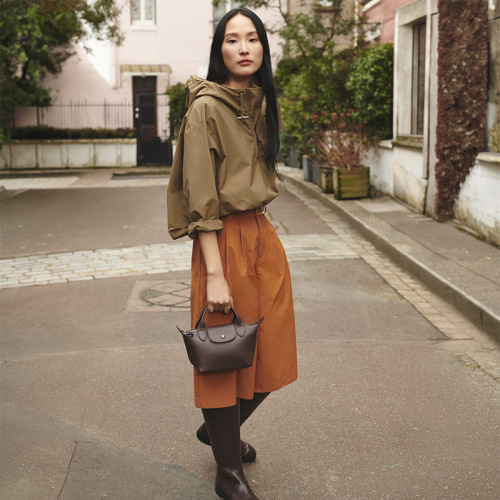 Longchamp Le Pliage Xtra bruin