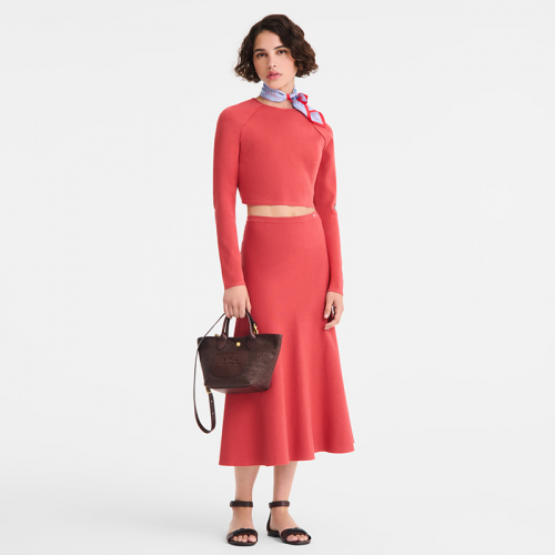 Longchamp Le Panier Pliage bruin