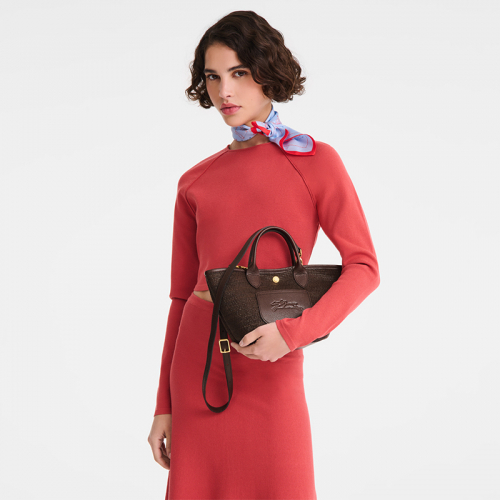 Longchamp Le Panier Pliage bruin