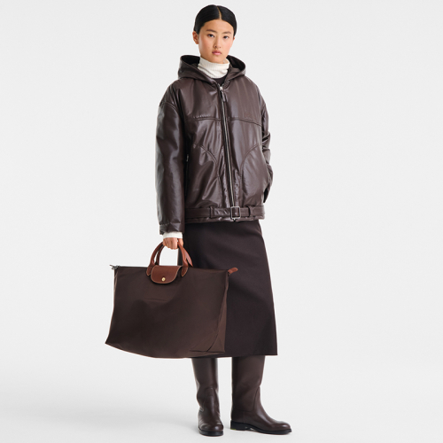 Longchamp Le Pliage Original bruin