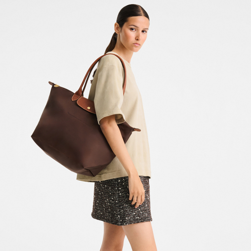 Longchamp Le Pliage Original bruin