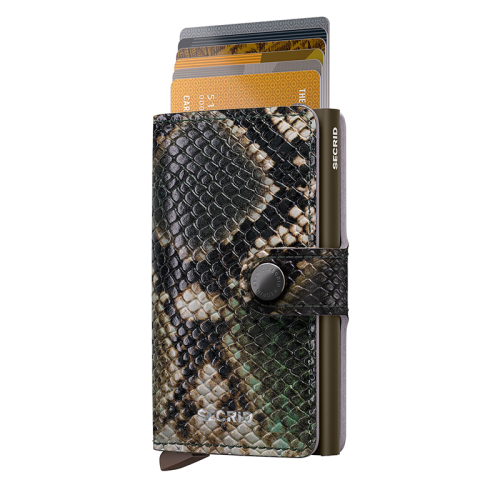 Secrid Miniwallet Serpent groen