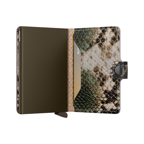 Secrid Miniwallet Serpent groen