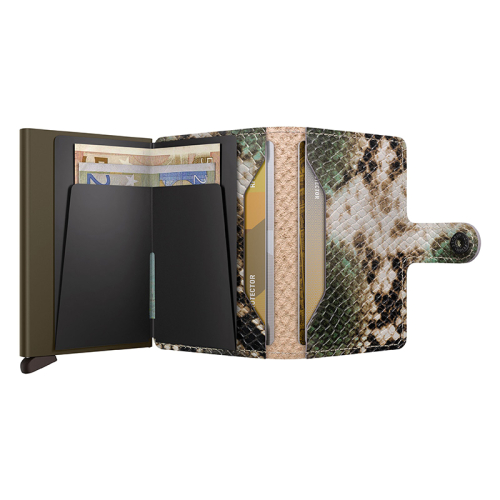 Secrid Miniwallet Serpent groen