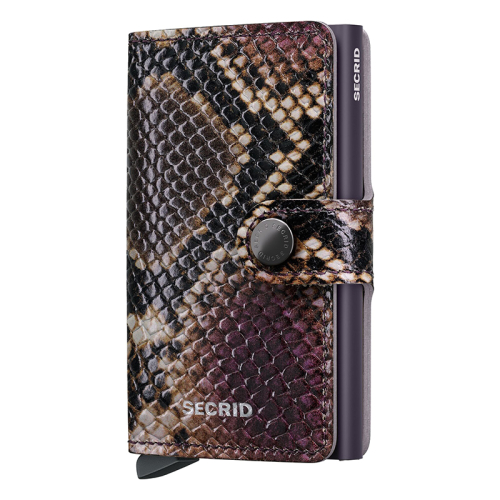Secrid Miniwallet Serpent paars