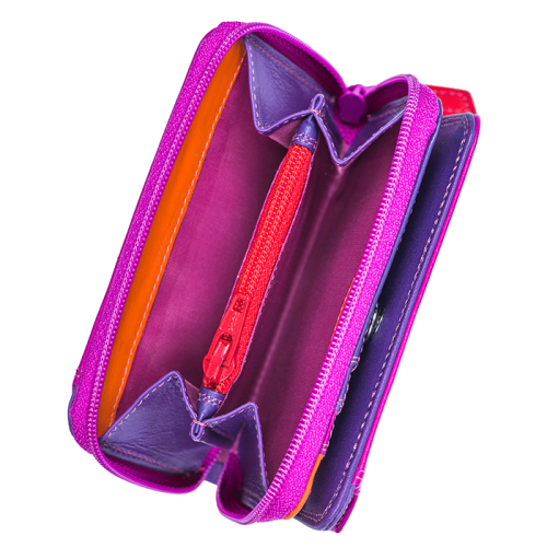 MyWalit Small Zip Wallet roze